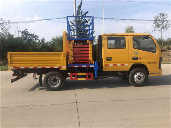 (國(guó)六)東風(fēng)10米剪叉式升降平臺(tái)高空作業(yè)車